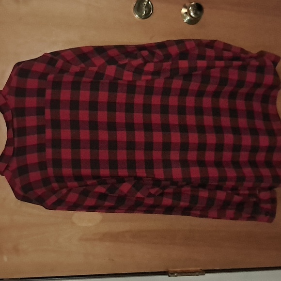 Ralph Lauren red plaid long sleeve top size xxl - Picture 3 of 4